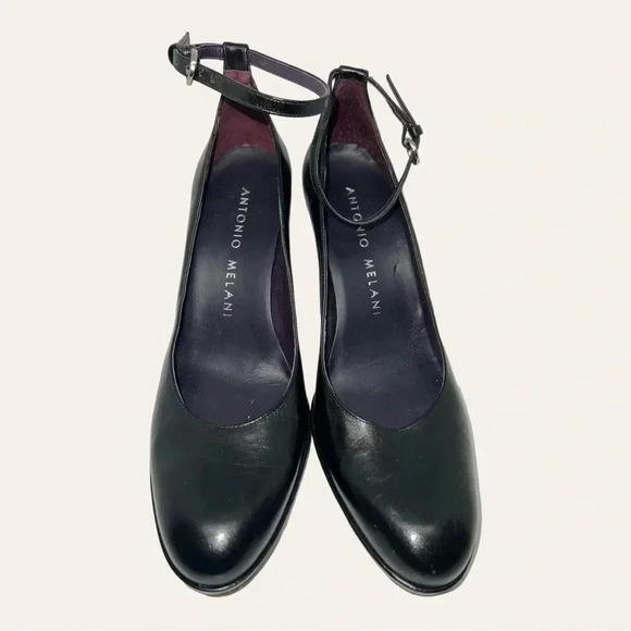 Women’s ANTONIO MELANI CLOSED TOE HEELS STRAP AROUND ANKLE‎ ADJUSTABLE SIZE 6.5 - Picture 5 of 11